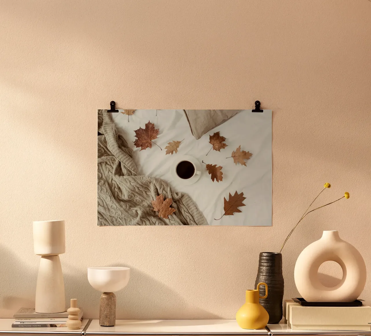Accogliente quiete autunnale carta hahnemühle da PhotoVibe Decor
