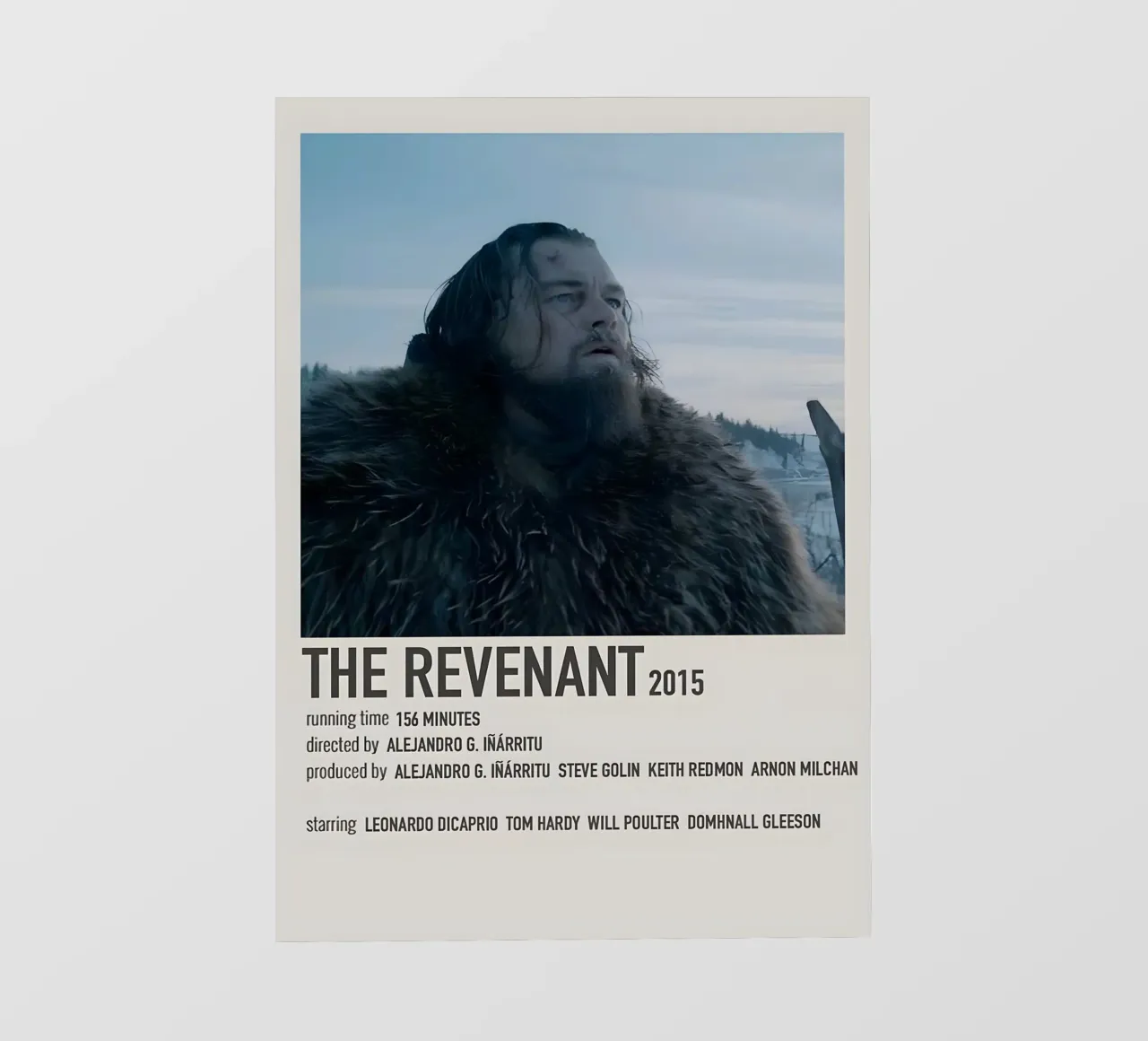 THE REVENANT 2015 pellicola backlit da MVFminimalist