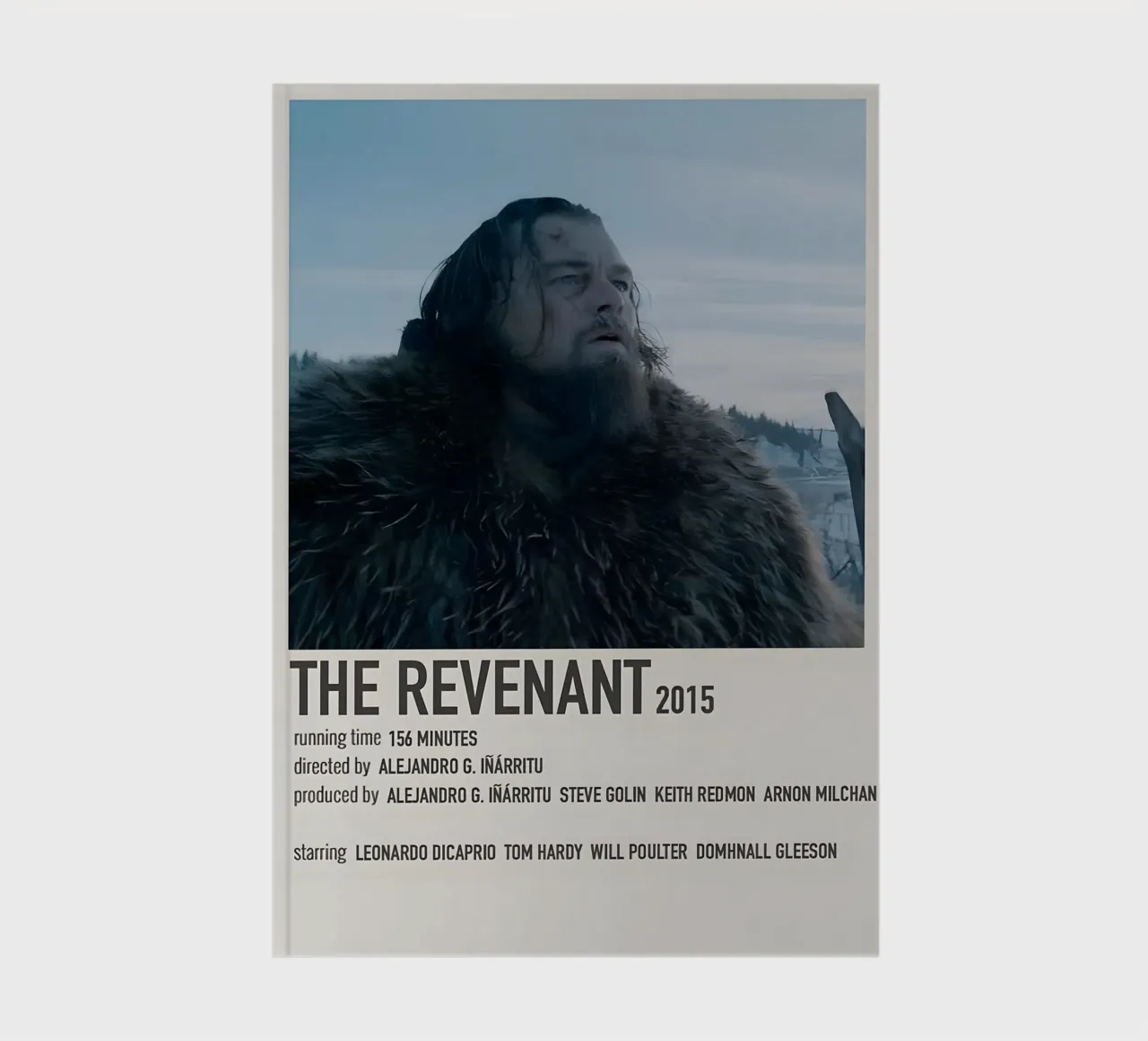 THE REVENANT 2015 notebook by MVFminimalist