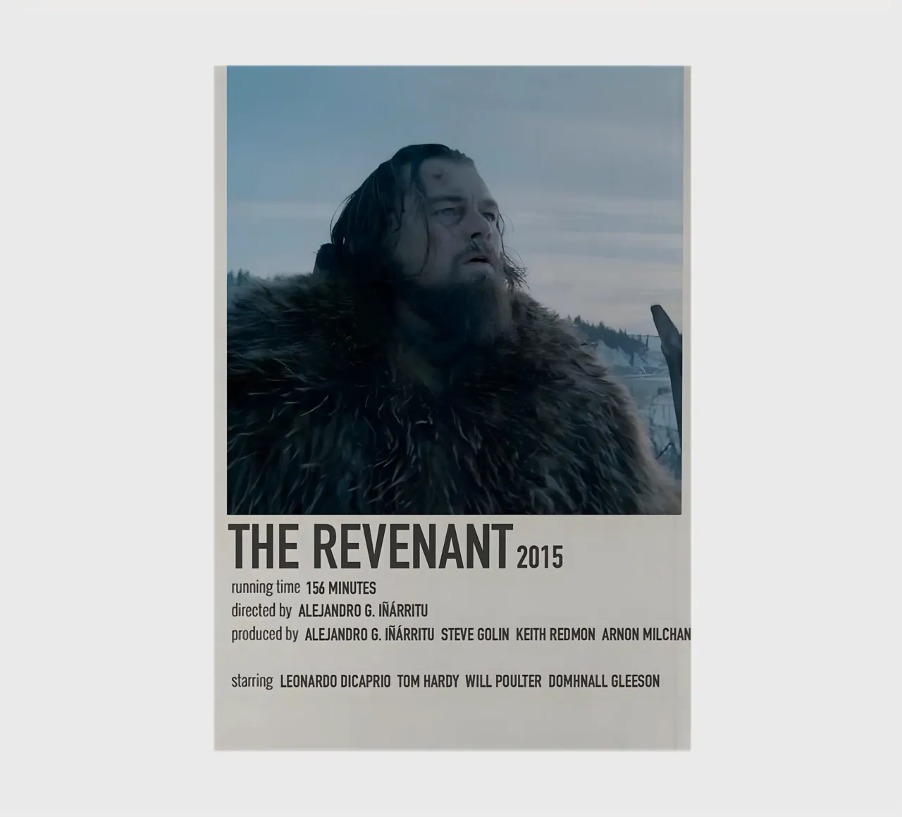 THE REVENANT 2015 notebook by MVFminimalist