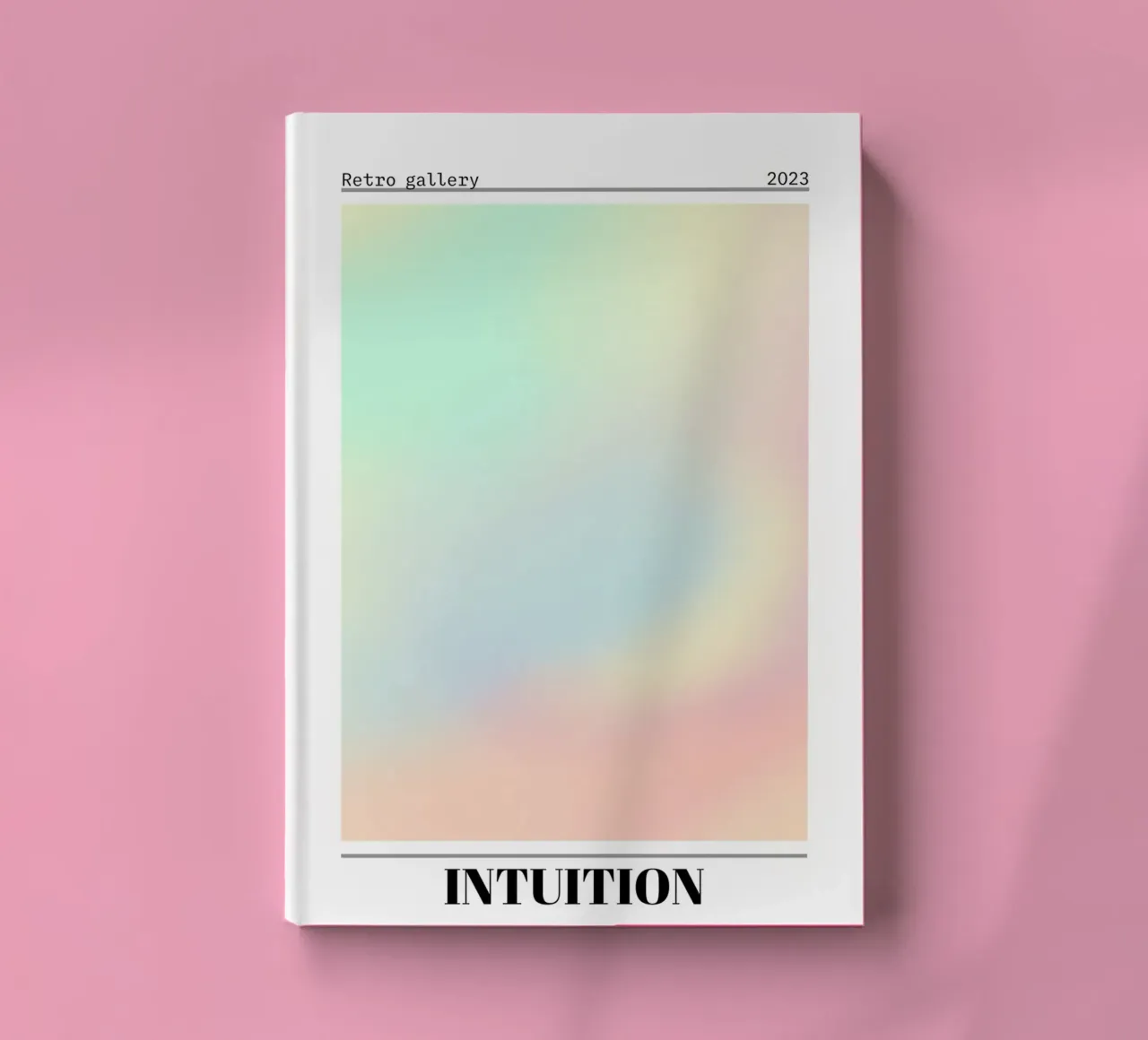 Retro Gallery Intuition Gradient Abstract Poster Art 2023 diario da homdeco