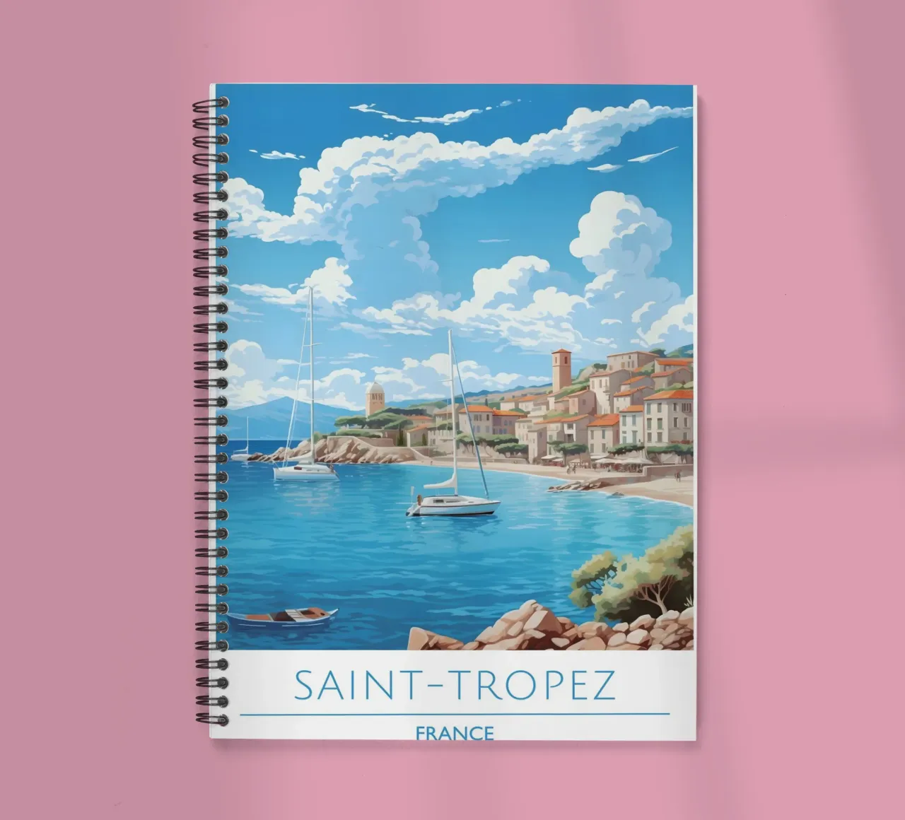 Retro Gallery Intuition Gradient Abstract Poster Art 2023 carnet à spirale de homdeco