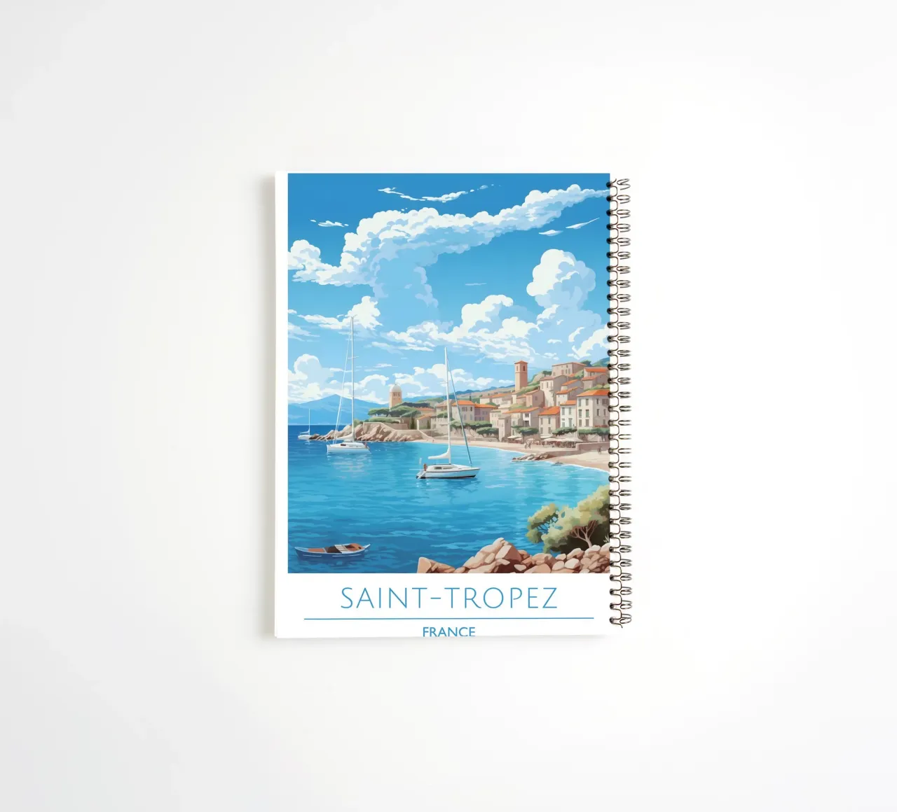 Retro Gallery Intuition Gradient Abstract Poster Art 2023 carnet à spirale de homdeco