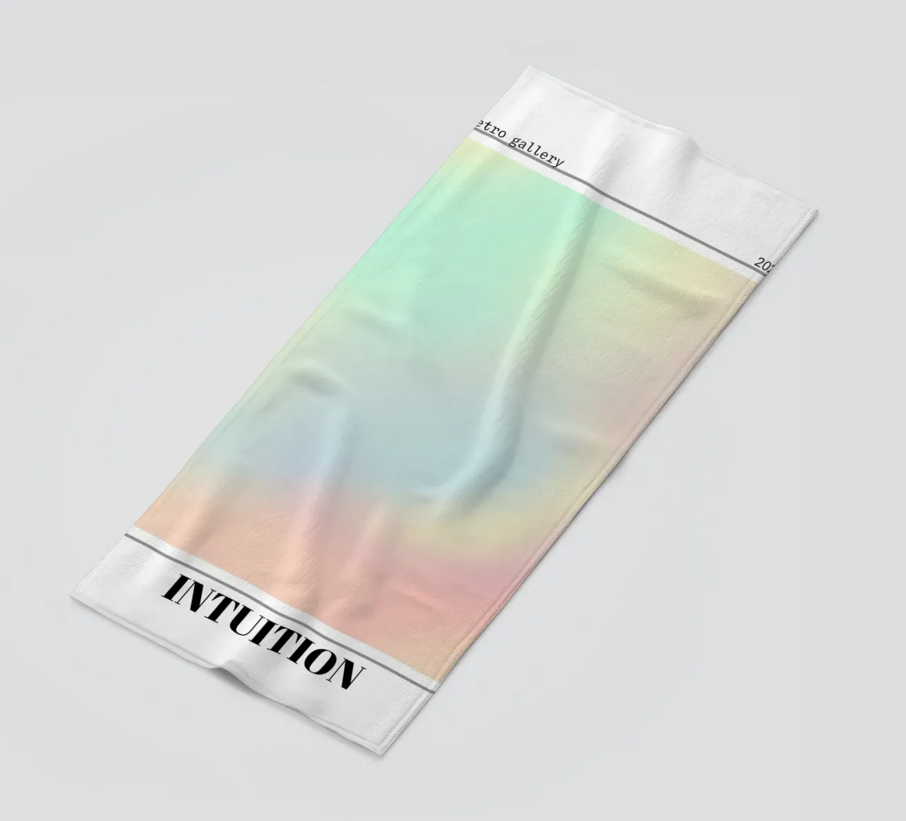 Retro Gallery Intuition Gradient Abstract Poster Art 2023 telo mare da homdeco
