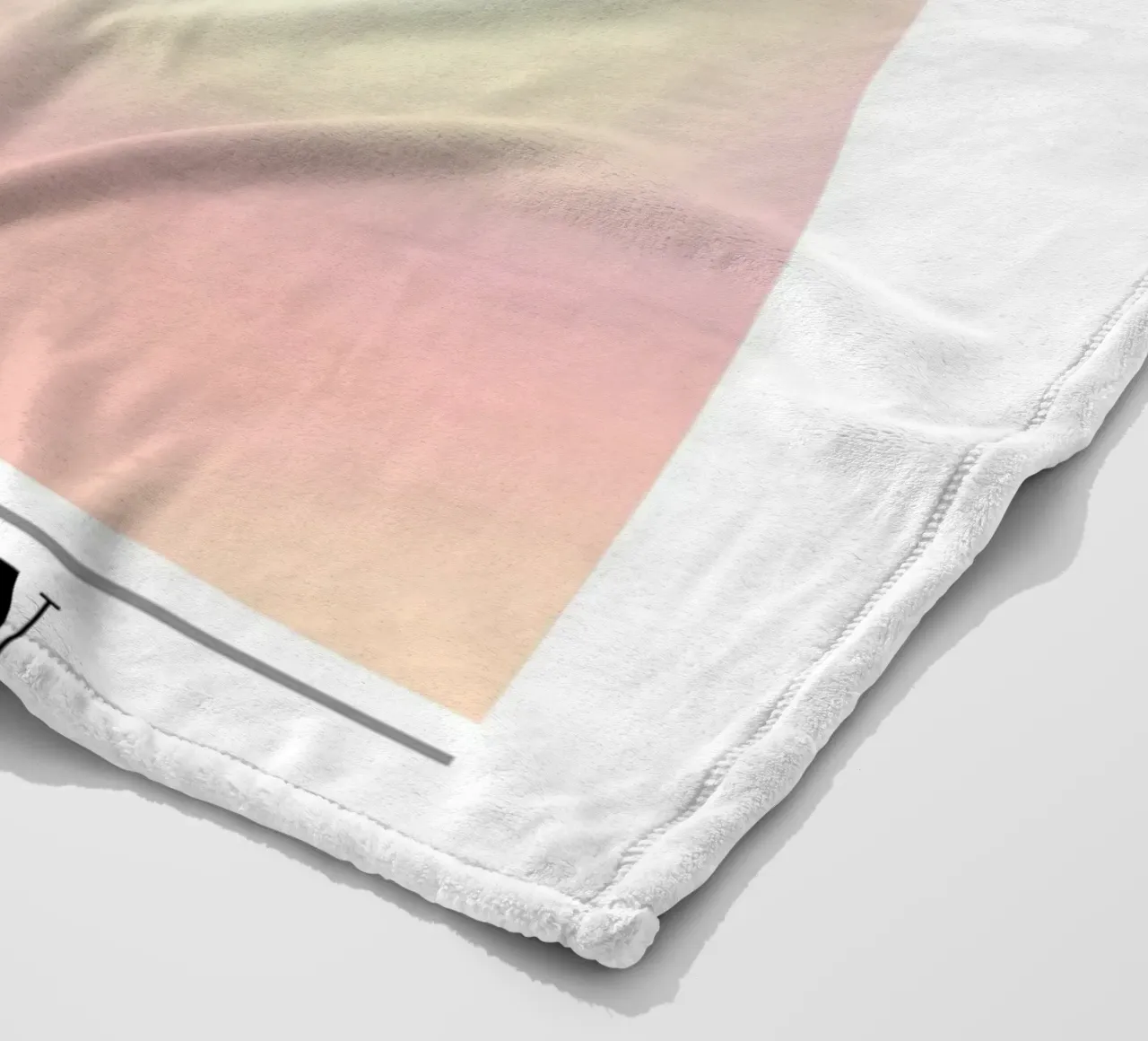 Retro Gallery Intuition Gradient Abstract Poster Art 2023 coperta in pile da homdeco