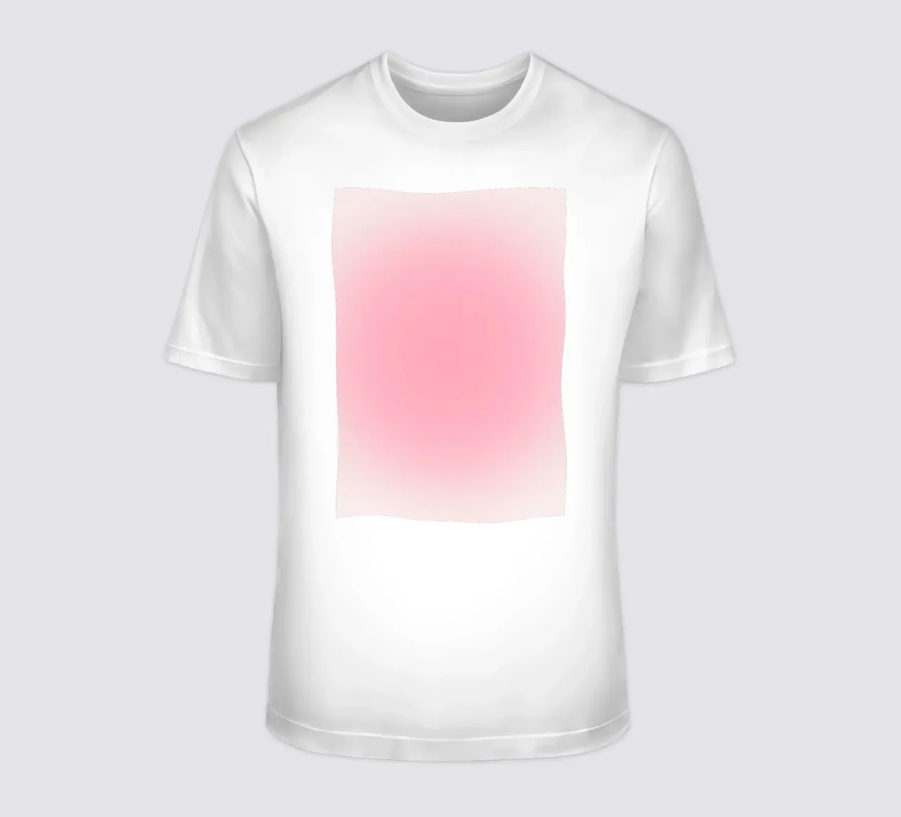 Bubblegum Pink Soft Aura Gradient Abstract Art Print t-shirt by homdeco