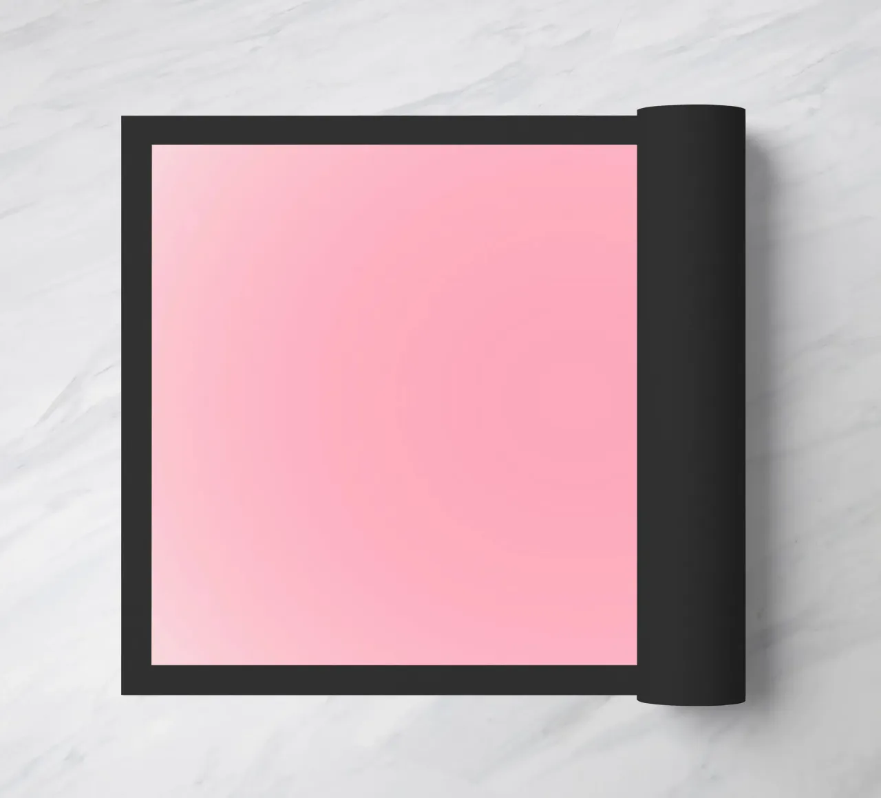 Stampa d'arte astratta rosa bubblegum Soft Aura Gradient zerbino da homdeco