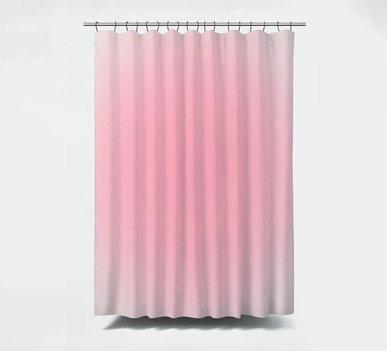 Stampa d'arte astratta rosa bubblegum Soft Aura Gradient tenda da doccia da homdeco