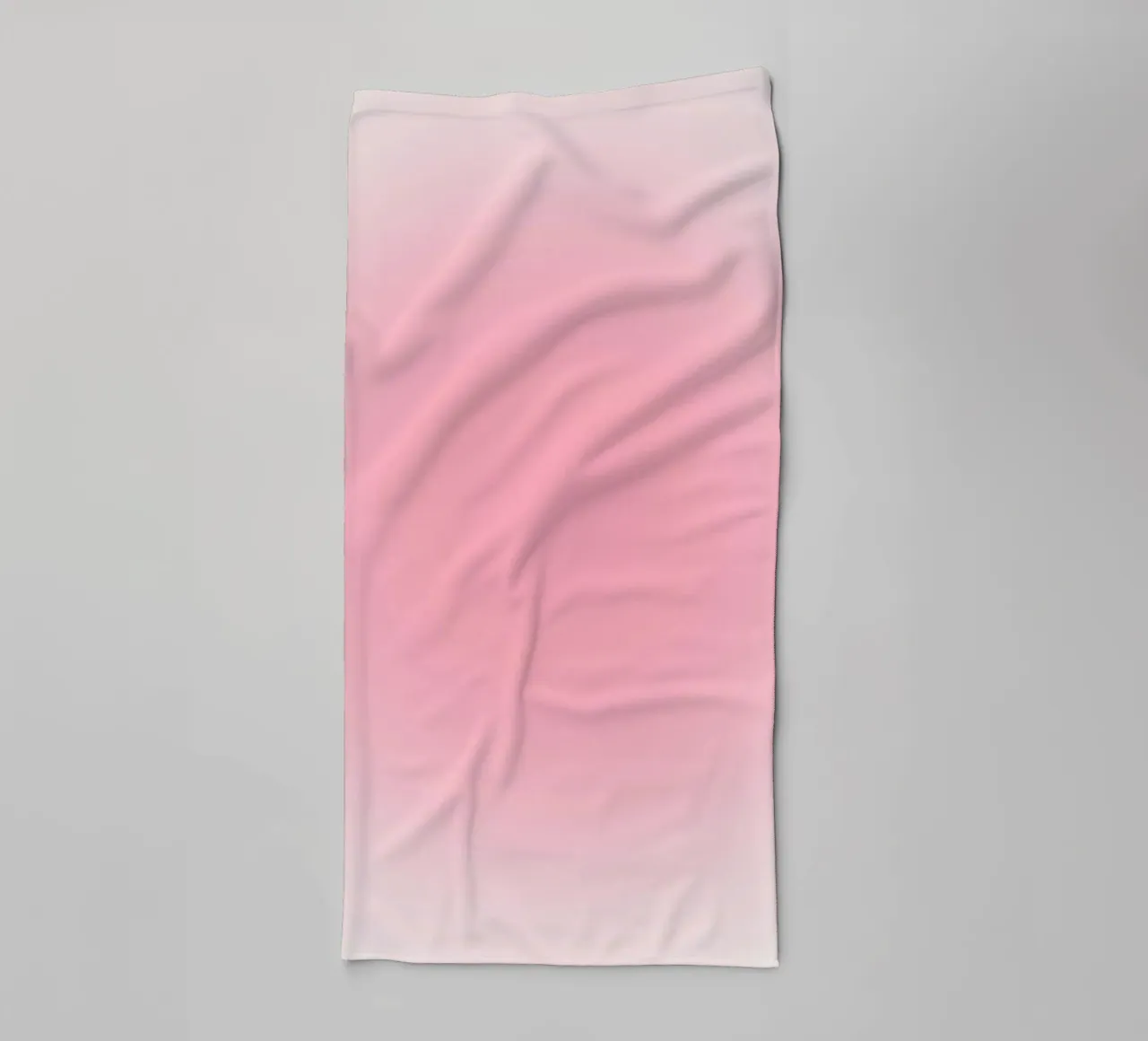 Bubblegum Pink Soft Aura Gradient Abstract Art Print towel by homdeco