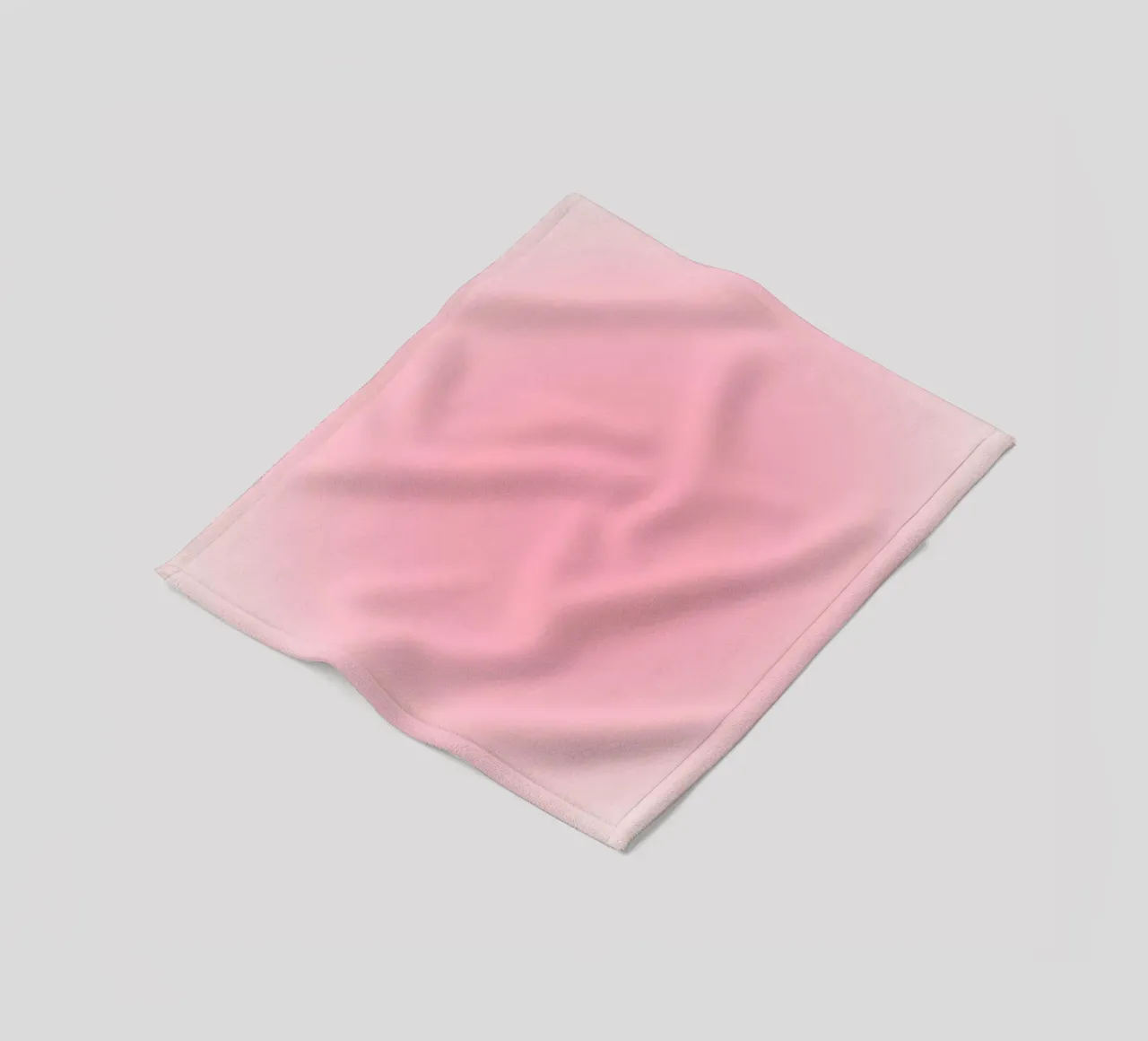 Bubblegum Pink Soft Aura Gradient Abstract Art Print fleece blanket by homdeco