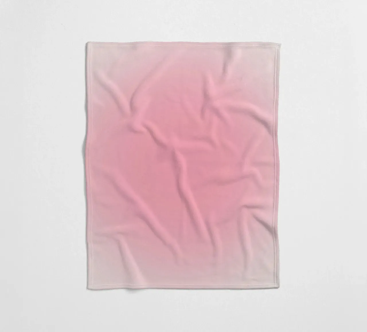 Bubblegum Pink Soft Aura Gradient Abstract Art Print fleece blanket by homdeco