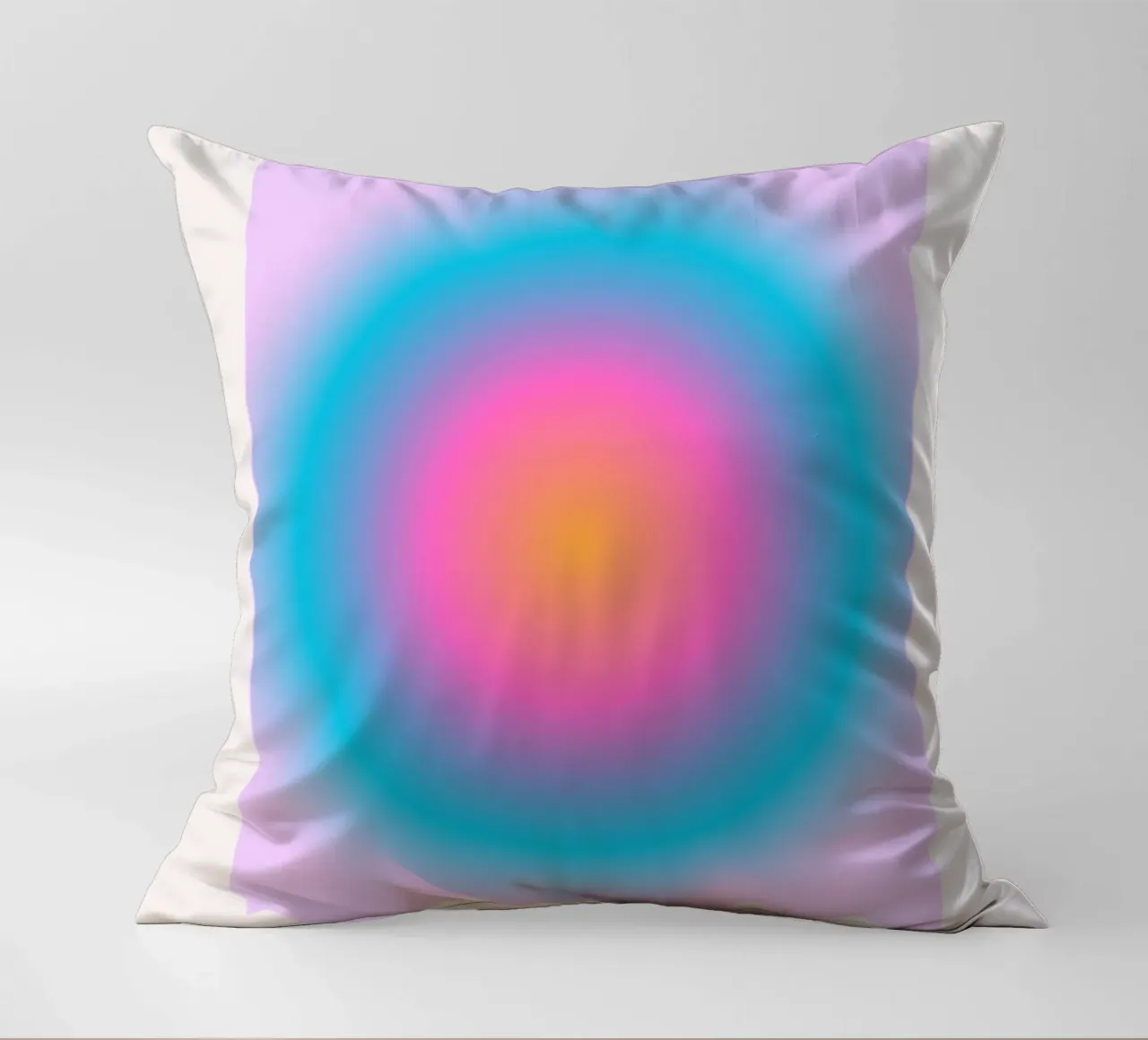 Angel Number 222 Alignment Aura Gradient Art Print decorative cushion by homdeco