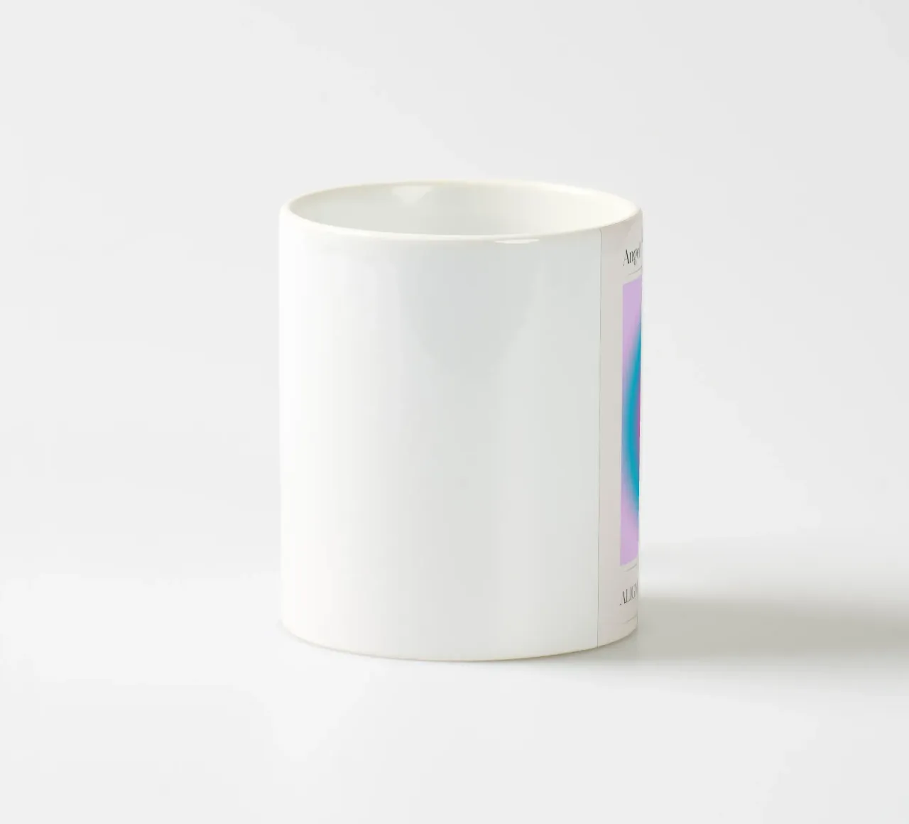Angel Number 222 Alignment Aura Gradient Art Print ceramic mug by homdeco