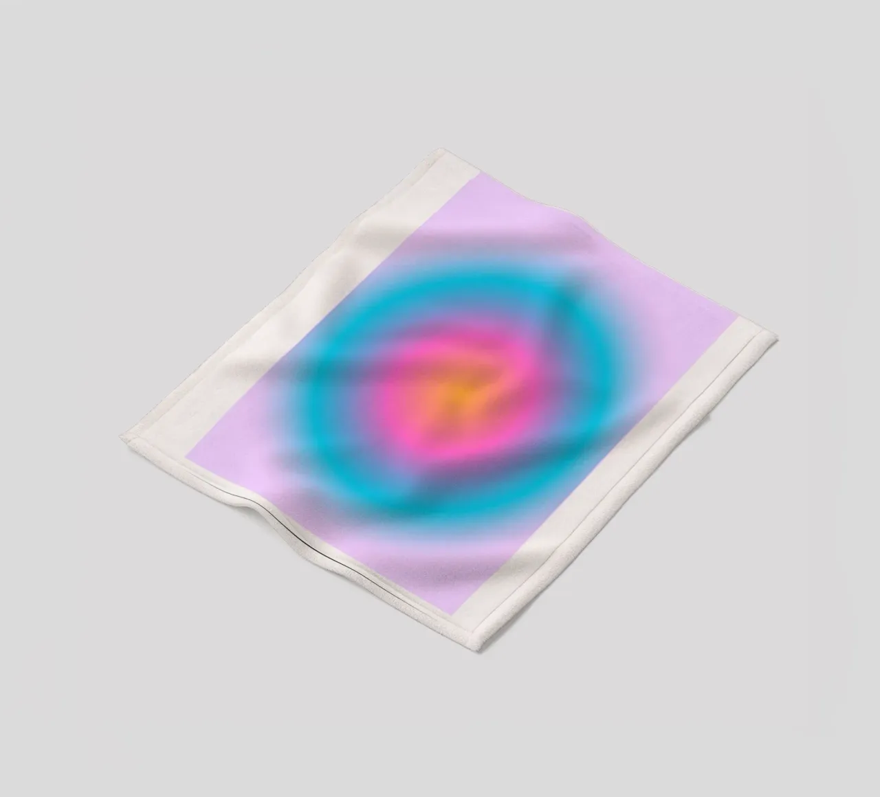 Angel Number 222 Alignment Aura Gradient Art Print fleece blanket by homdeco