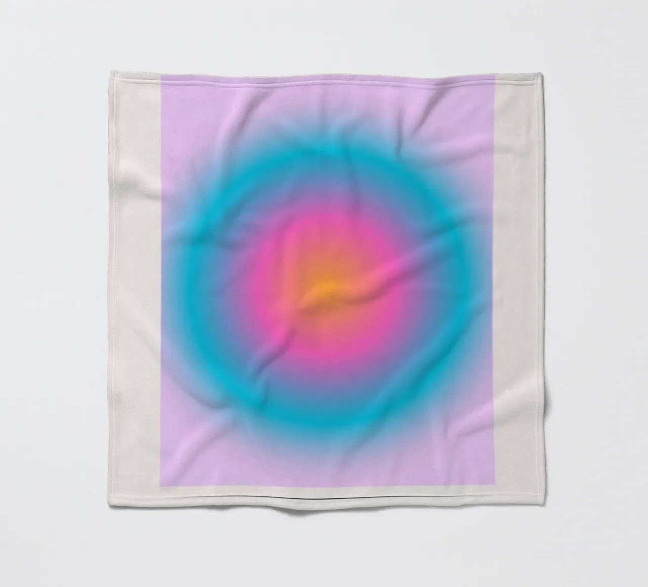 Angel Number 222 Alignment Aura Gradient Art Print fleece blanket by homdeco