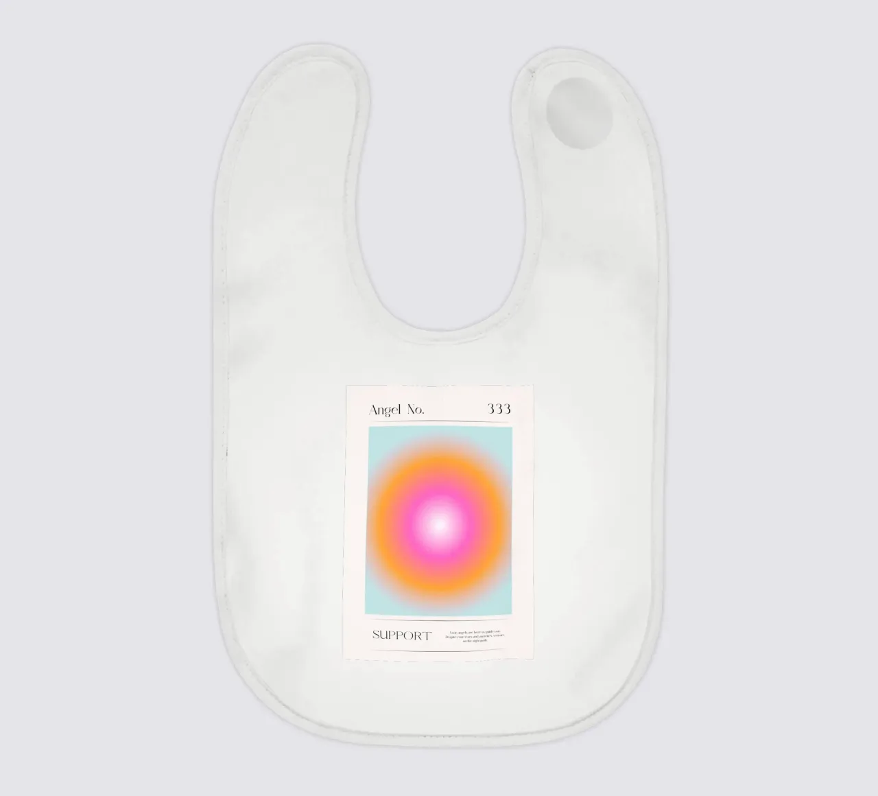 Angelo numero 333 Supporto Aura Gradiente Poster Art bavaglino da homdeco