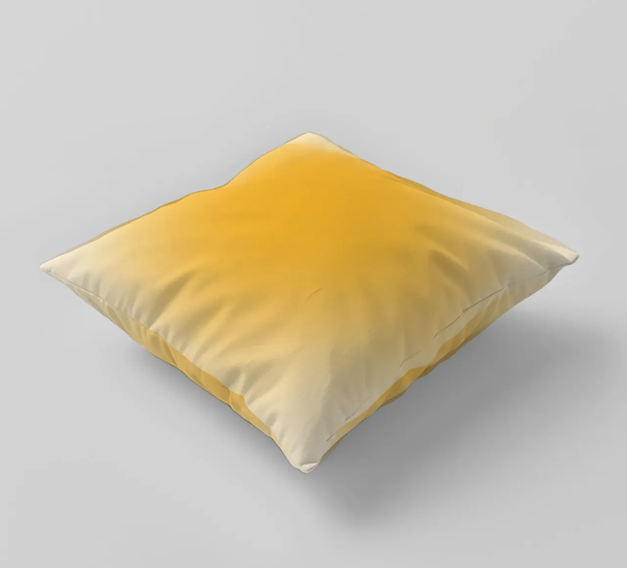 Warm Golden Aura Gradient Abstract Wall Art Print decorative cushion by homdeco