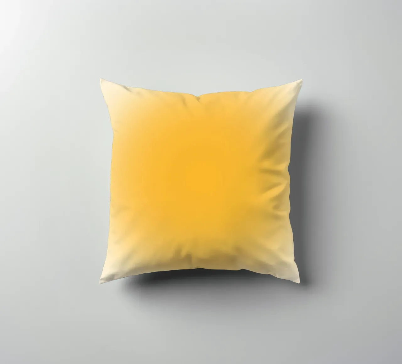 Warm Golden Aura Gradient Abstract Wall Art Print decorative cushion by homdeco