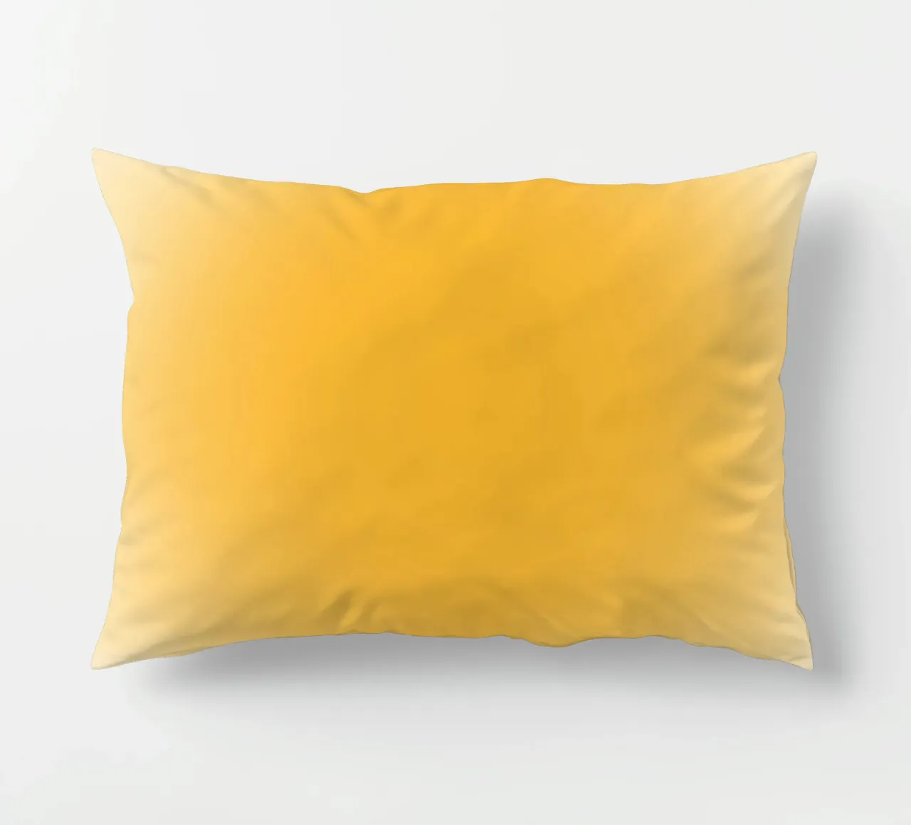 Warm Golden Aura Gradient Abstract Wall Art Print decorative cushion by homdeco