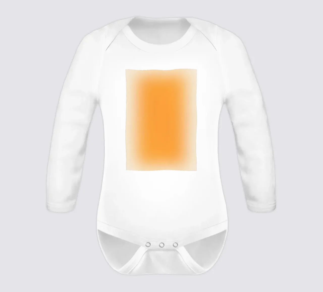 Poster d'art abstrait vibrant orange coucher de soleil Aura gradient body manches longues de homdeco