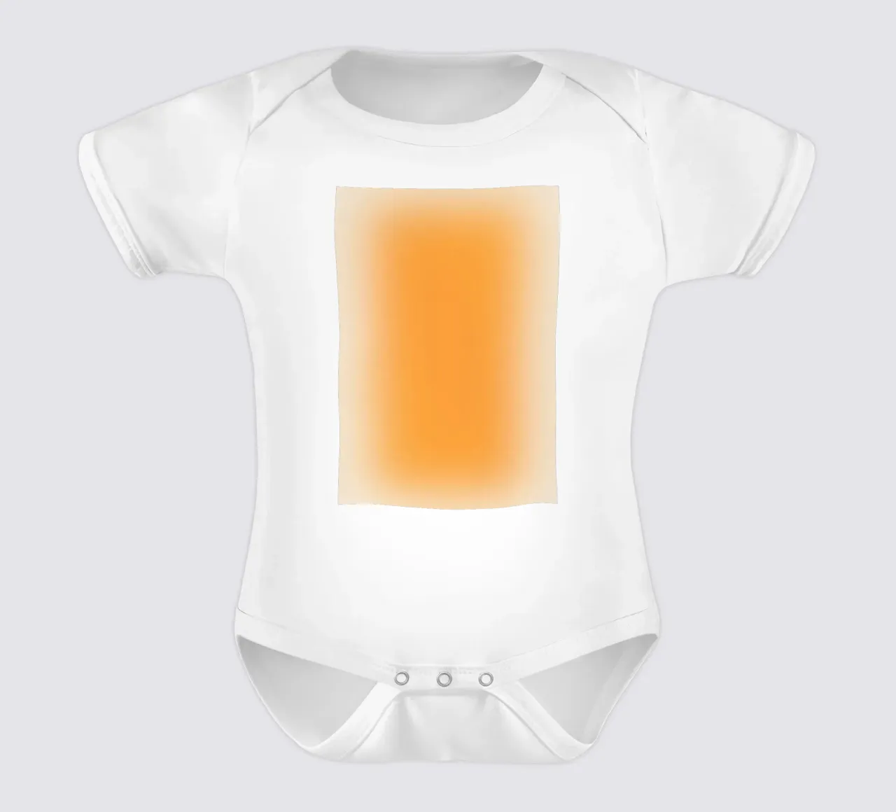 Poster d'art abstrait vibrant orange coucher de soleil Aura gradient body bébé de homdeco