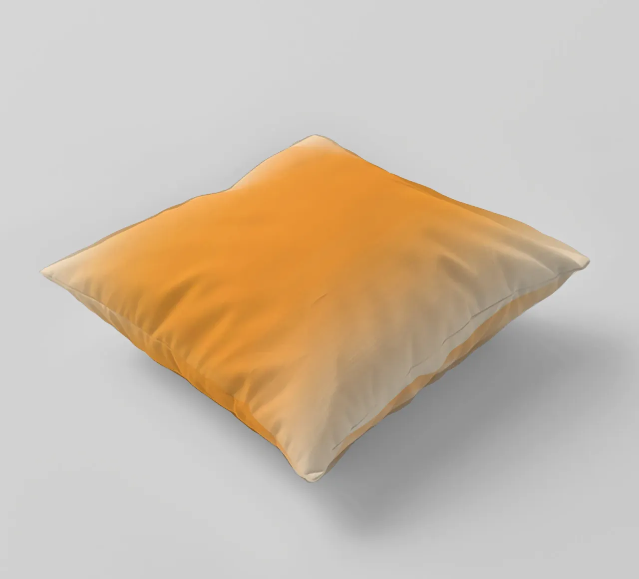 Lebendige Orange Sonnenuntergang Aura Gradient Abstrakte Poster Kunst Kissen von homdeco
