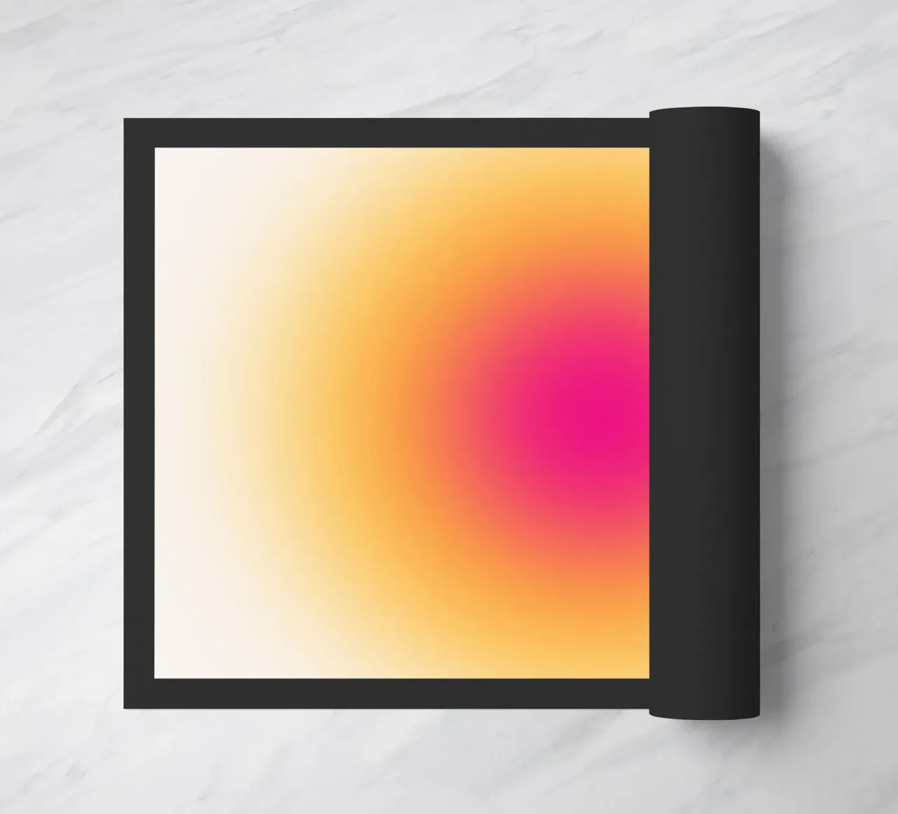 Poster psichedelico "Open Your Mind" (Aura Gradiente) zerbino da homdeco