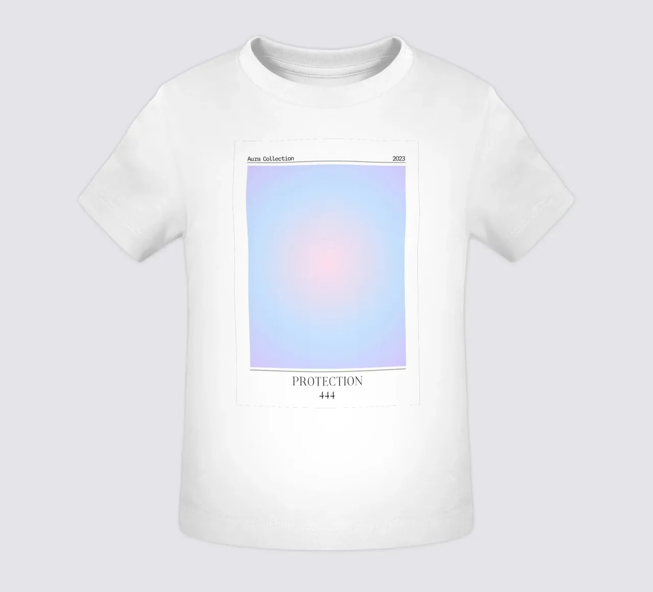 "Protezione" 444 Aura Collection Gradient Poster 2023 maglietta neonato da homdeco