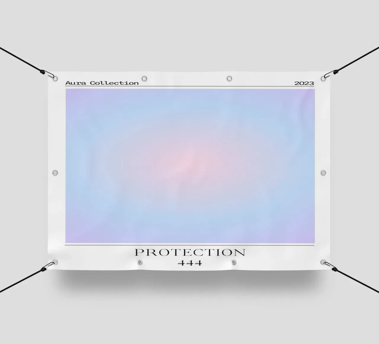 "Protezione" 444 Aura Collection Gradient Poster 2023 telo in pvc da homdeco