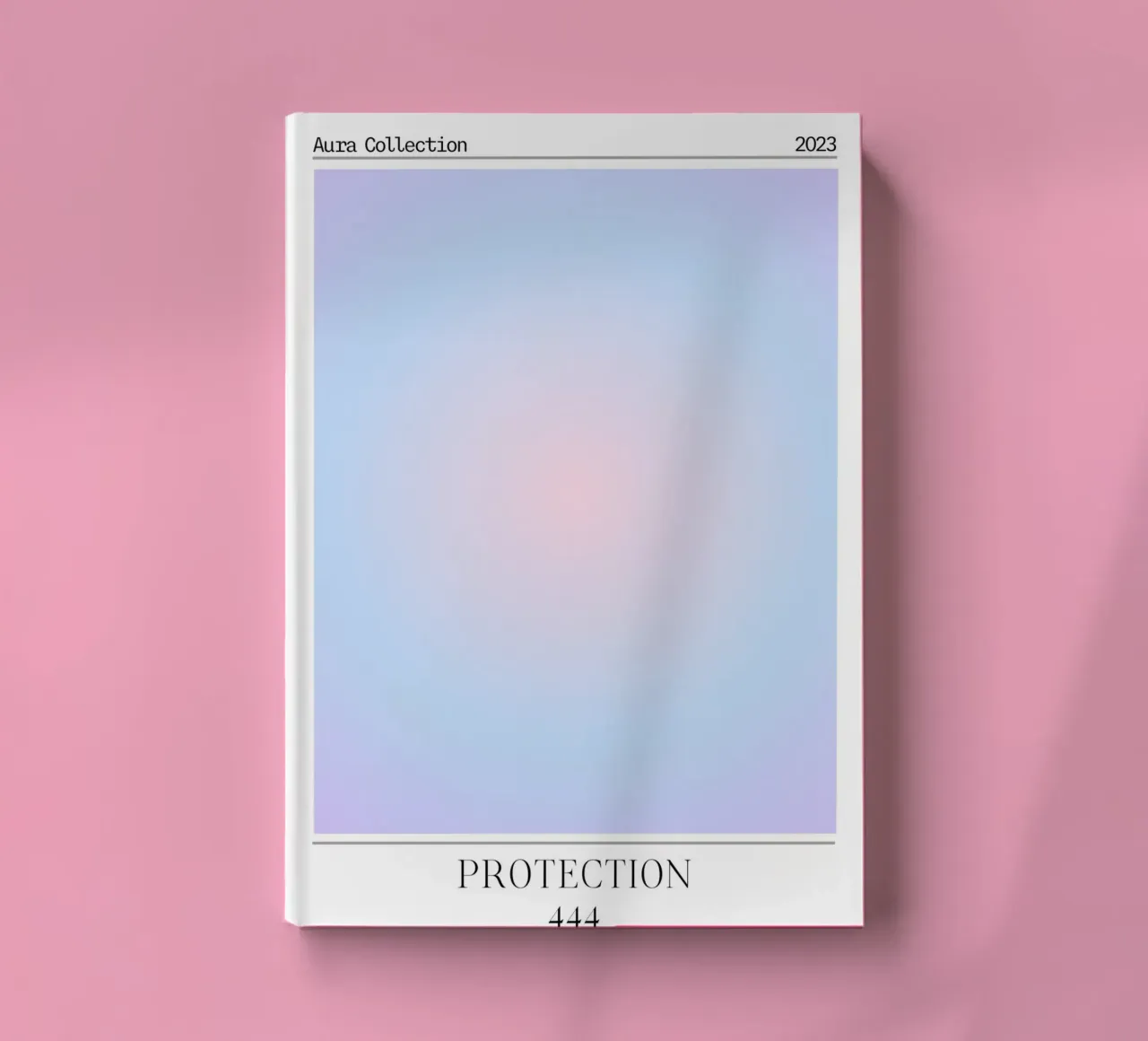 "Protezione" 444 Aura Collection Gradient Poster 2023 diario da homdeco