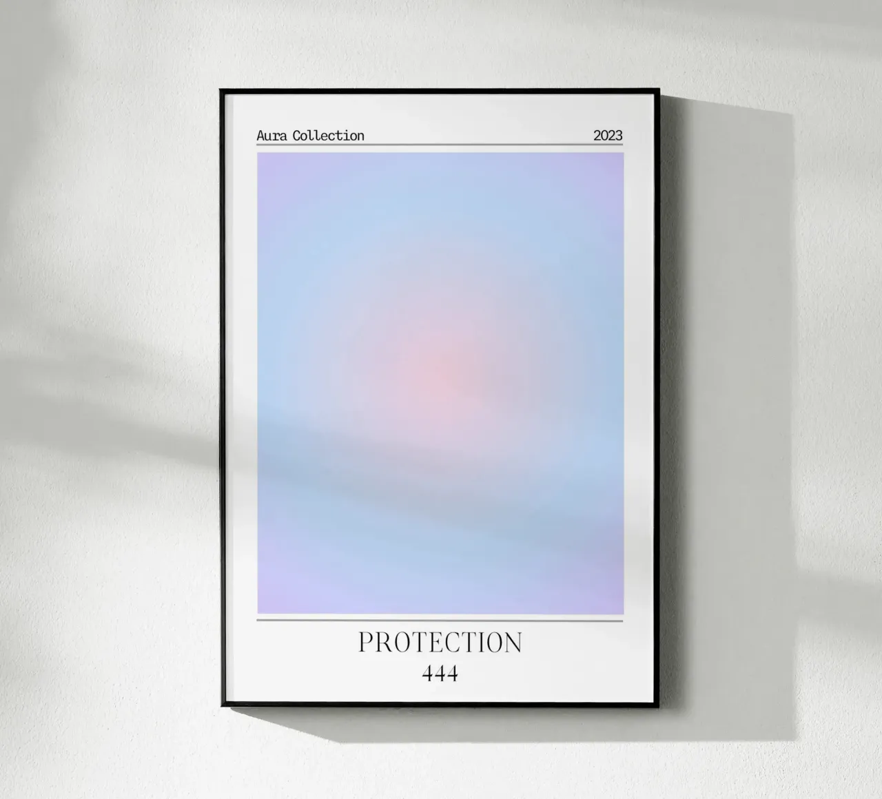 "Protezione" 444 Aura Collection Gradient Poster 2023 plexiglass da homdeco