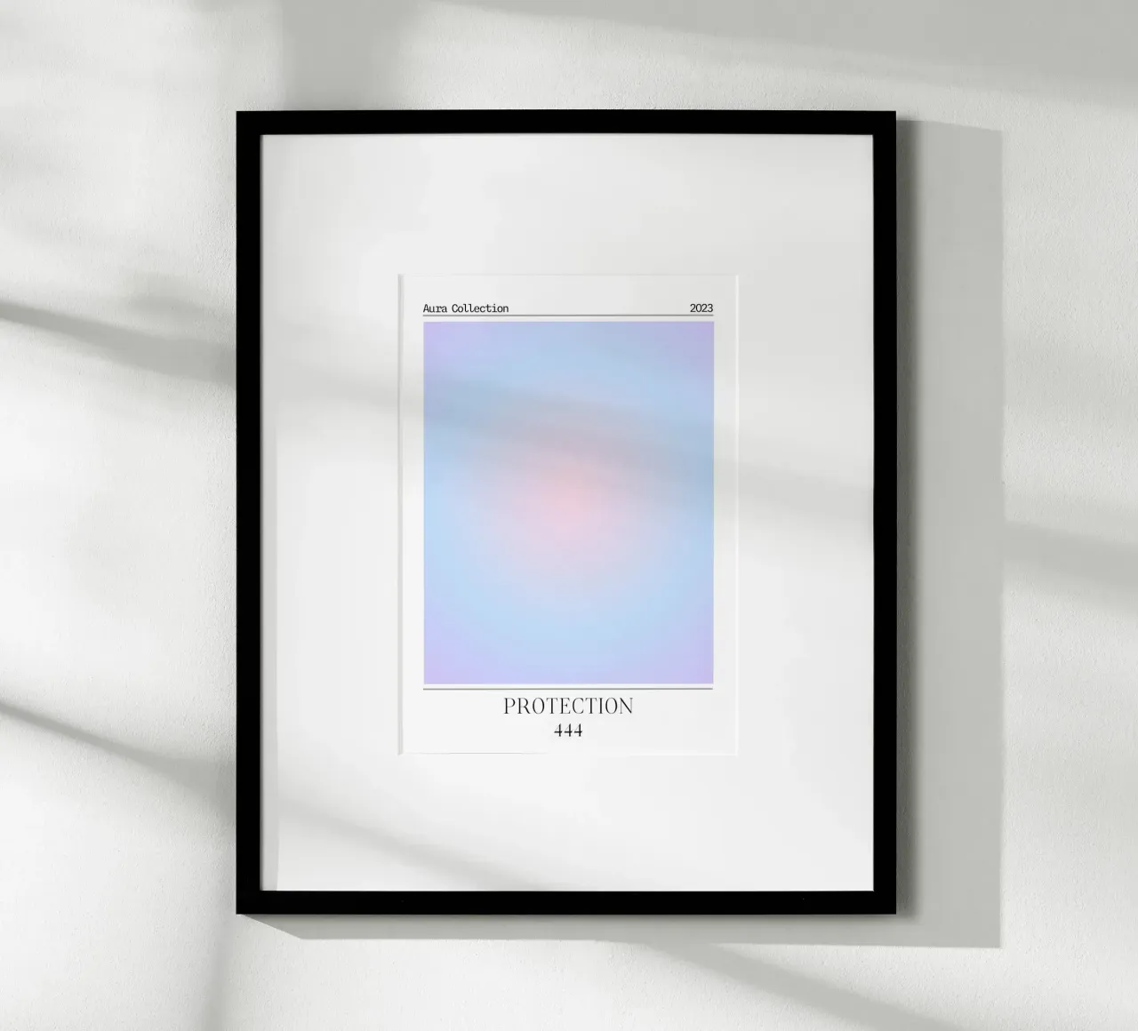 "Protezione" 444 Aura Collection Gradient Poster 2023 carta hahnemühle da homdeco