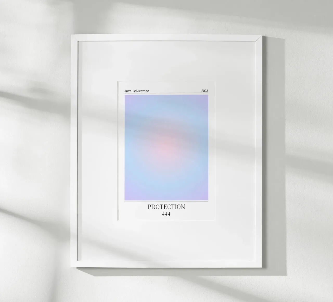 "Protezione" 444 Aura Collection Gradient Poster 2023 carta hahnemühle da homdeco