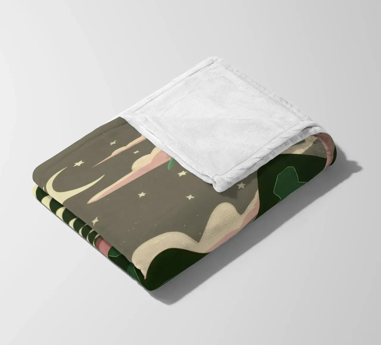 Pavimento a scacchi Midnight coperta in pile da Pale Aura
