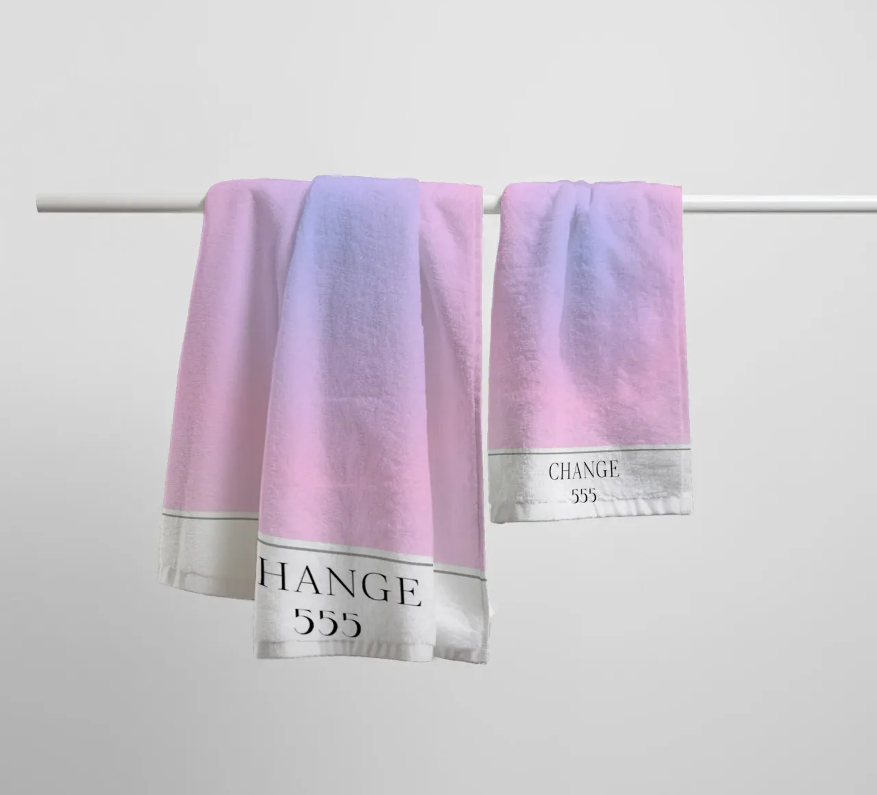 Angelo "Change" Numero 555 Aura Collection Poster 2023 asciugamano da bagno da homdeco