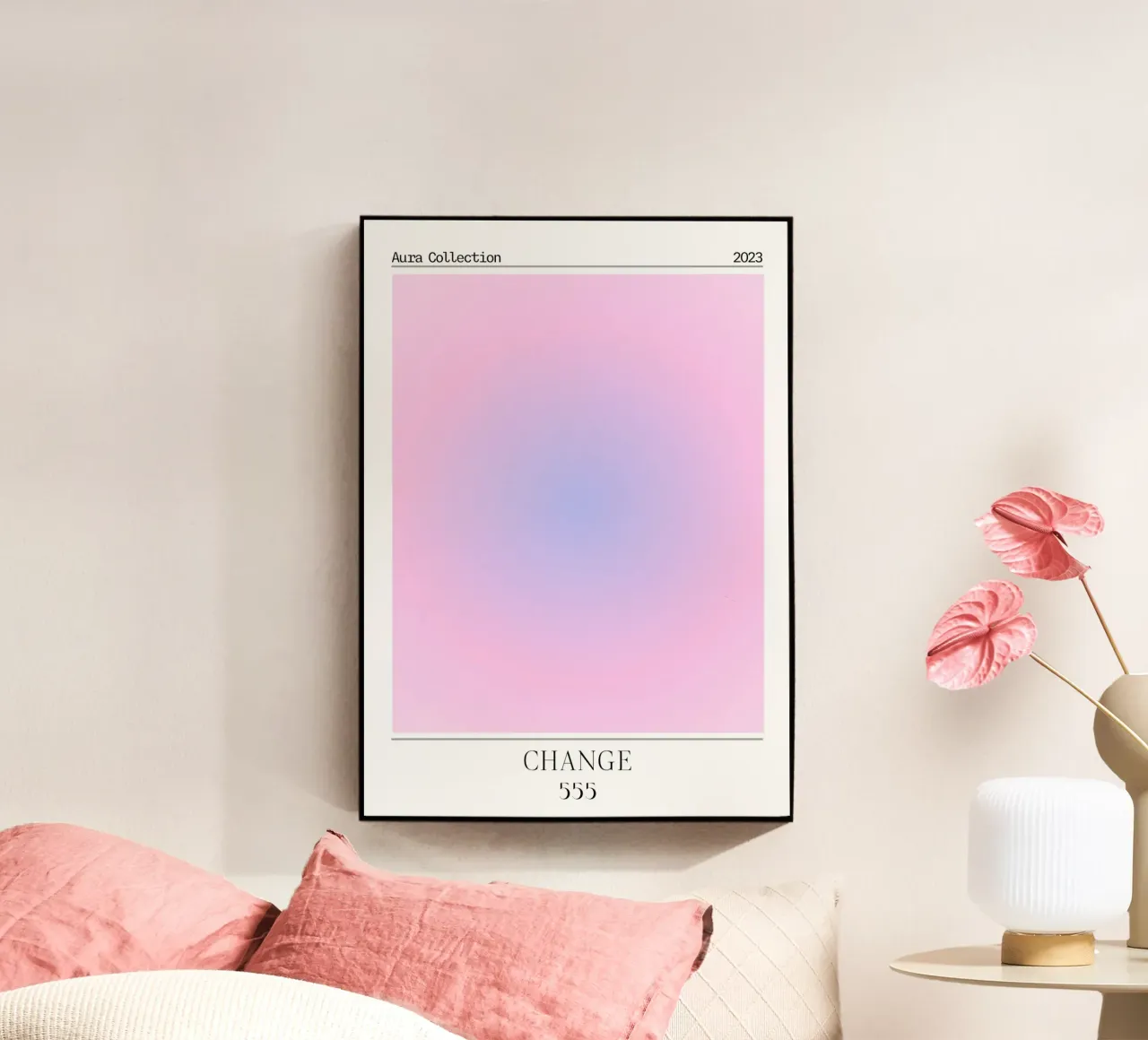 Angelo "Change" Numero 555 Aura Collection Poster 2023 plexiglass da homdeco