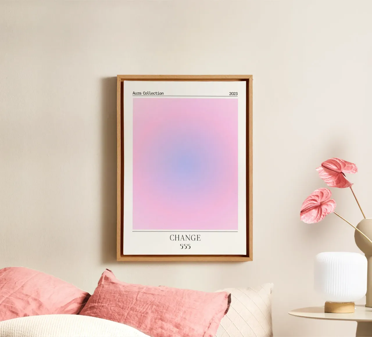 Angelo "Change" Numero 555 Aura Collection Poster 2023 tela da homdeco