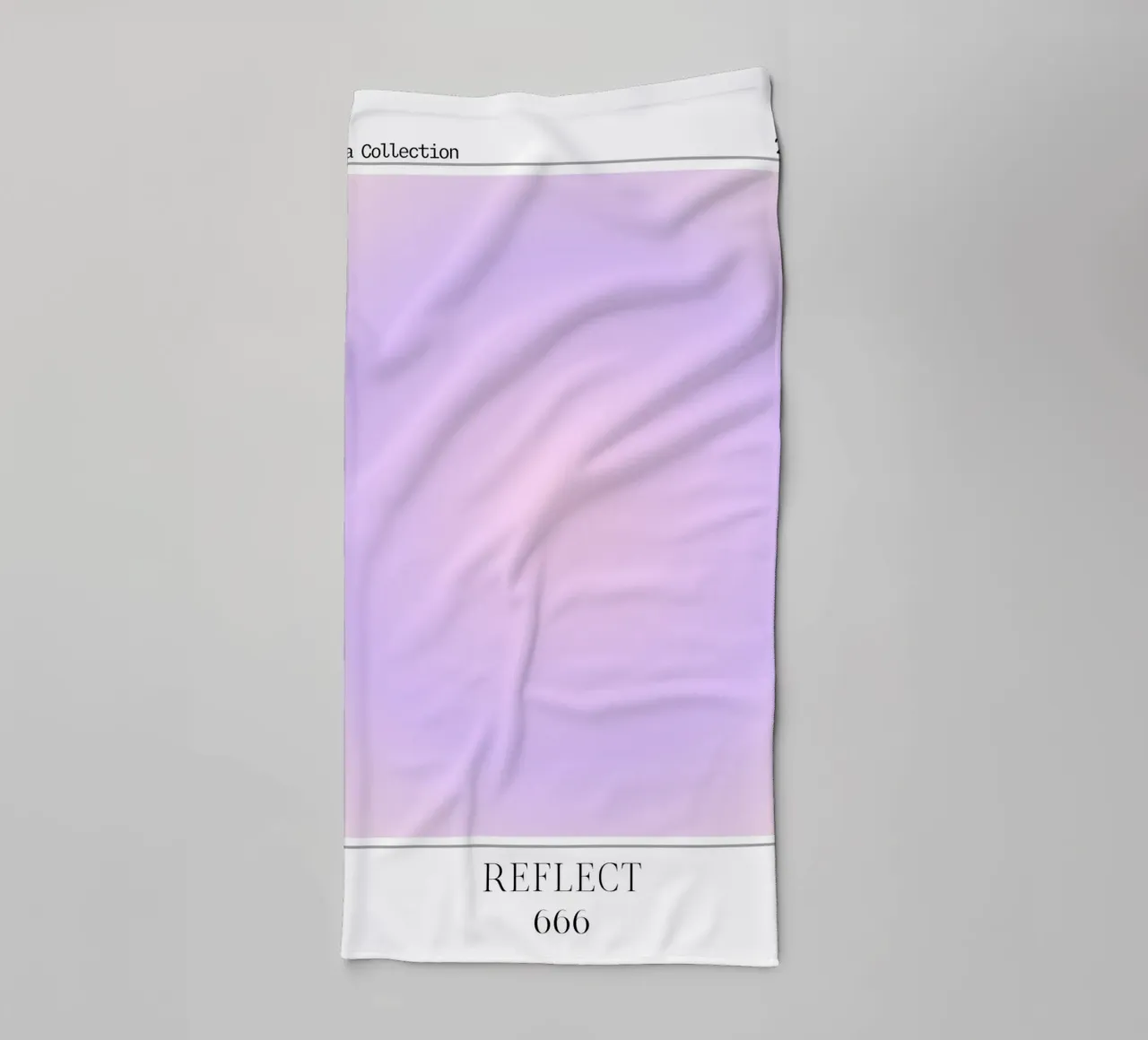 "Reflect" Angelo Numero 666 Aura Gradiente Poster 2023 asciugamano da bagno da homdeco