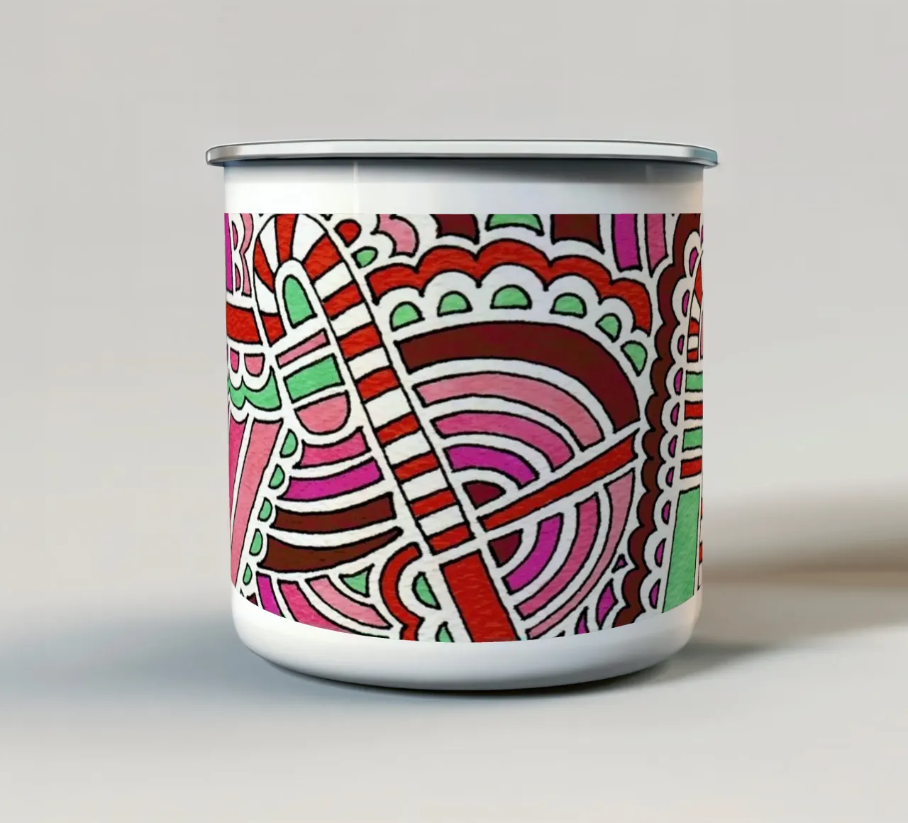 Candy Canes tazza in smalto da KP Design