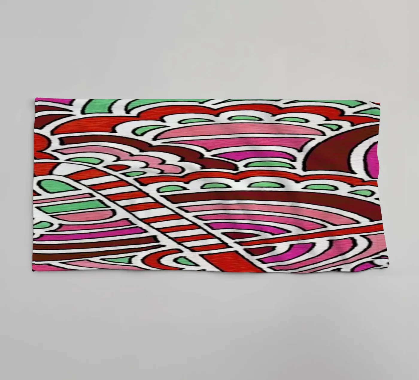 Candy Canes badhanddoek van KP Design