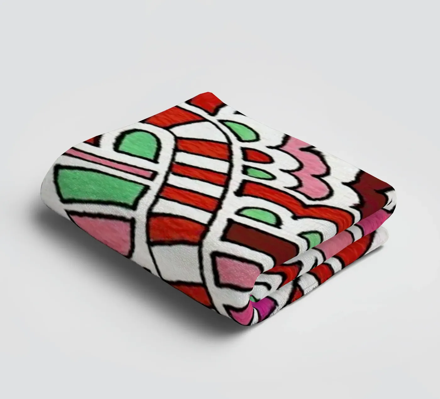 Candy Canes badhanddoek van KP Design