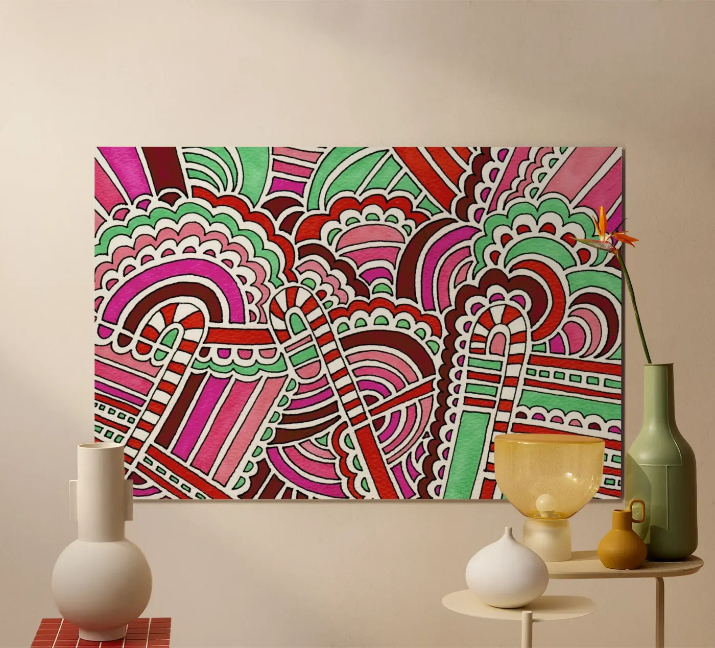 Candy Canes poster by KP Design