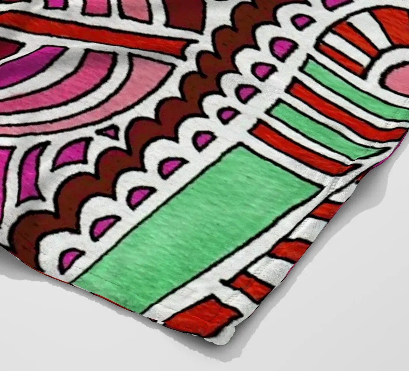 Candy Canes Fleecedecke von KP Design