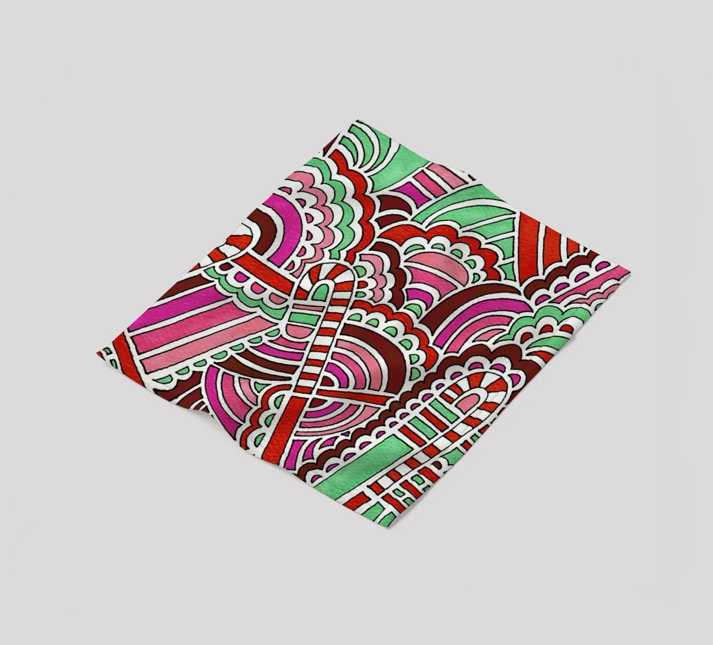 Candy Canes Fleecedecke von KP Design