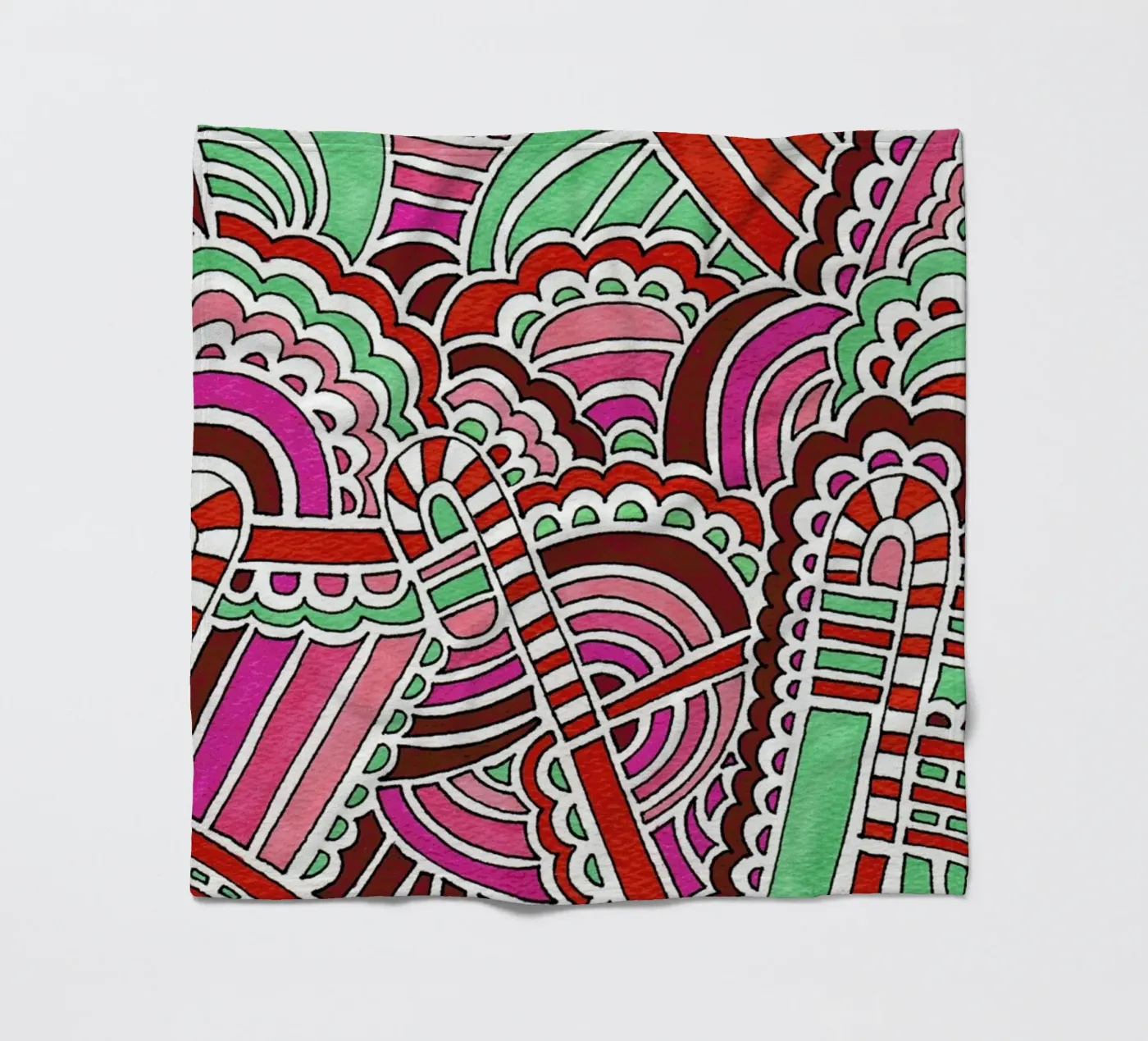 Candy Canes Fleecedecke von KP Design