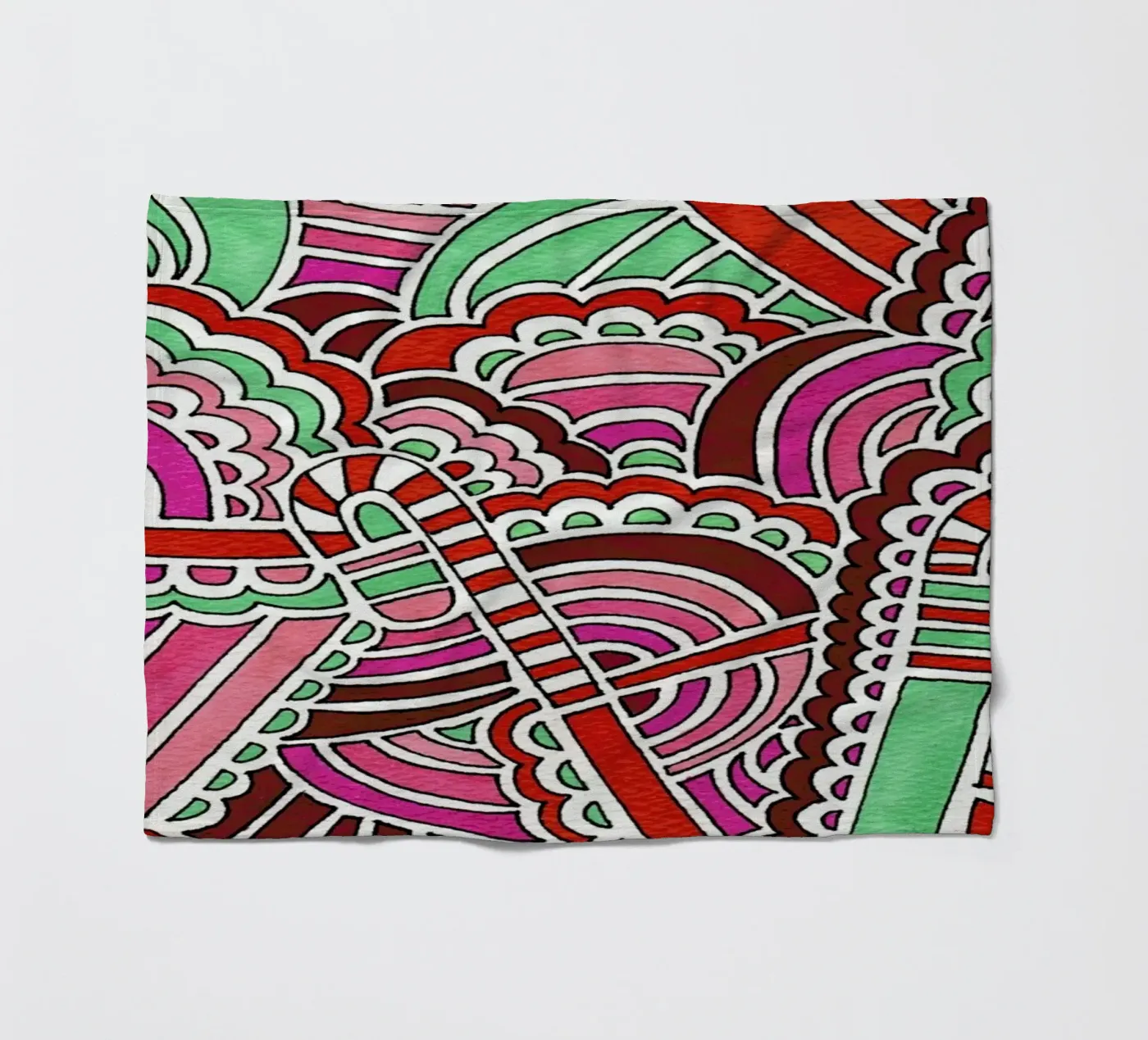 Candy Canes Fleecedecke von KP Design