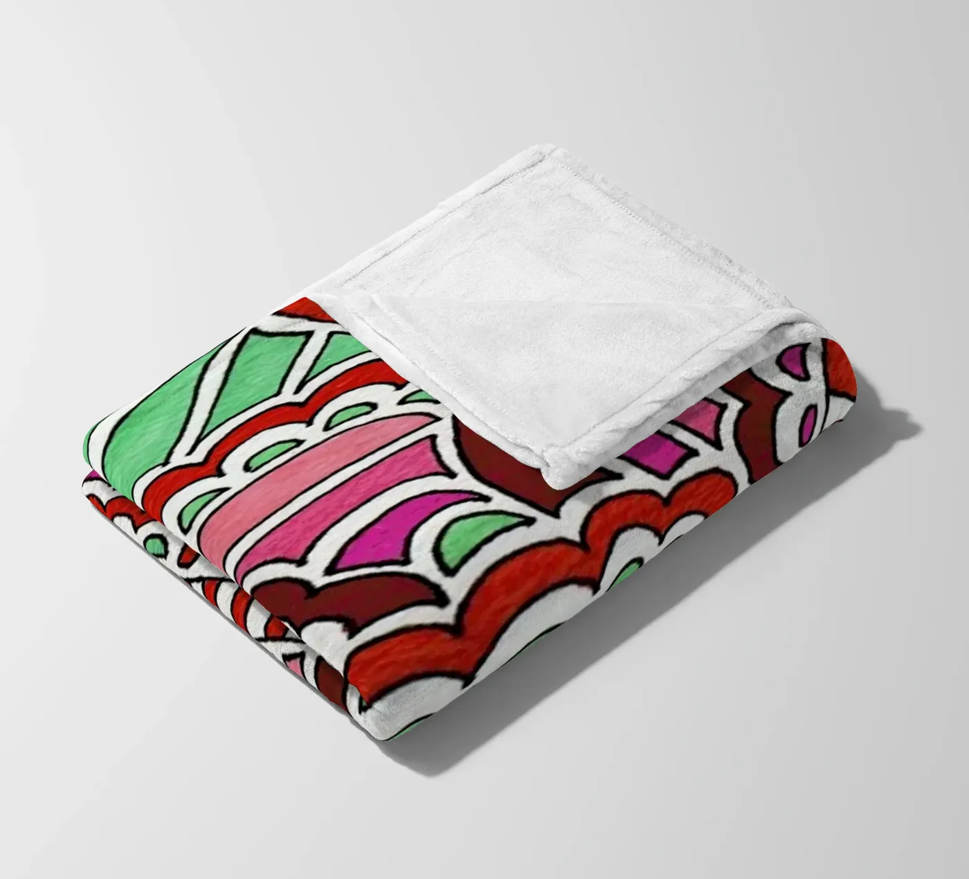 Candy Canes Fleecedecke von KP Design