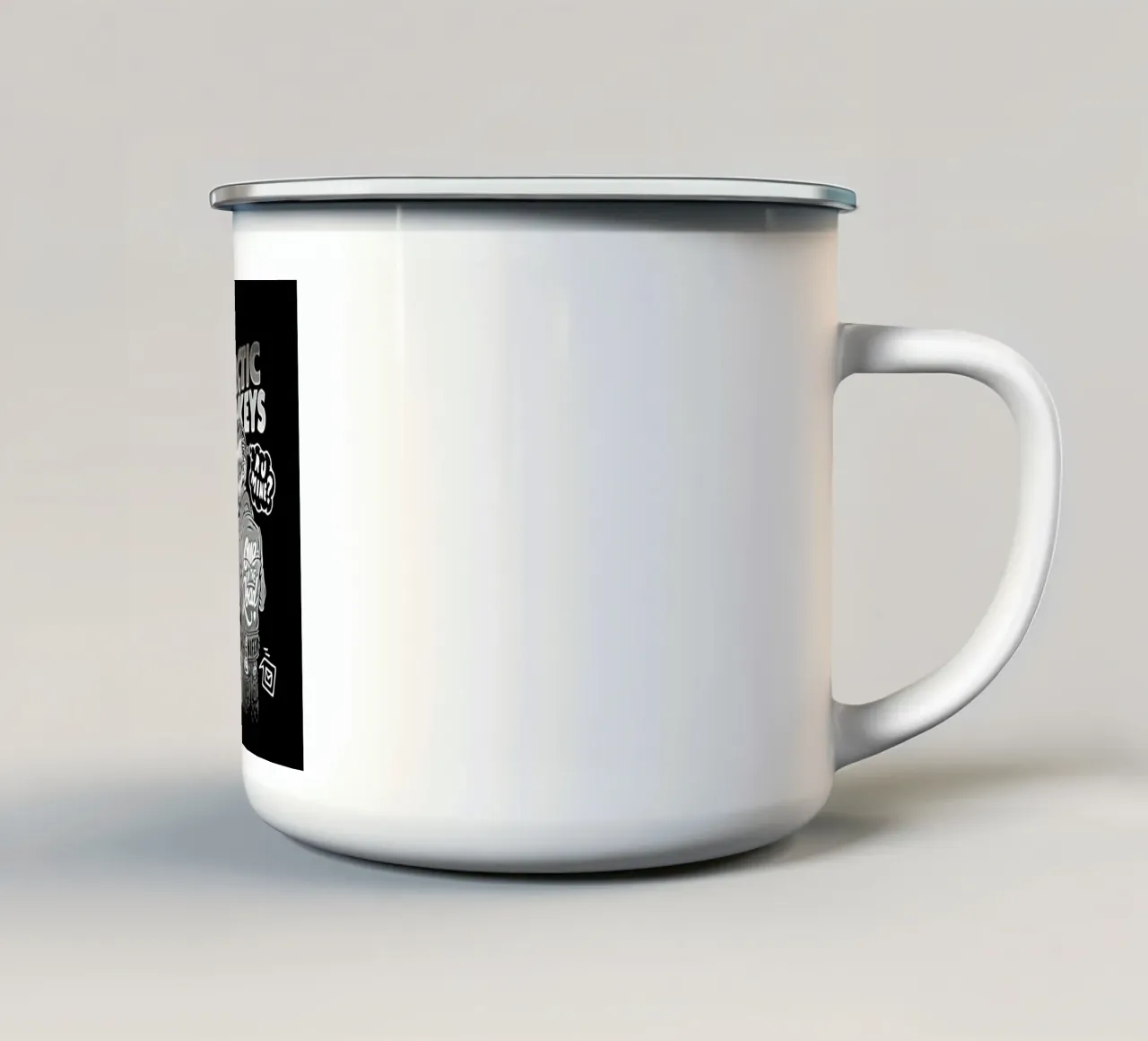 Arctic Monkeys 4 Art tazza in smalto da music soul