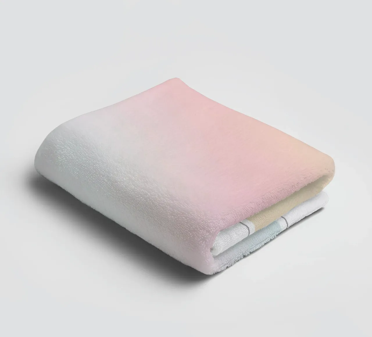 "Balance" Pastel Gradient Collection Abstract Poster 2023 towel by homdeco