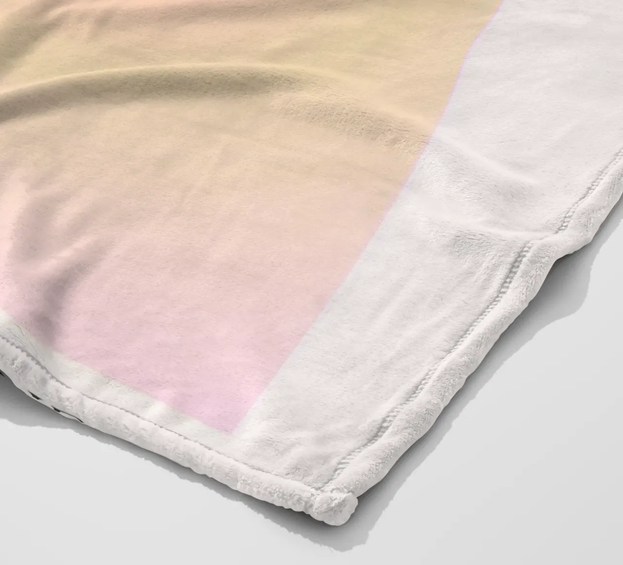 Poster astratto pastello "Open Your Mind" Aura Gradient coperta in pile da homdeco